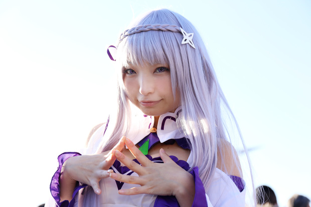 コミケC91コスプレ_クオン 『Re:ゼロから始める異世界生活』エミリア1