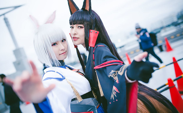 なぎささん/『アズールレーン』加賀、塔矢晃さん/『アズールレーン』赤城