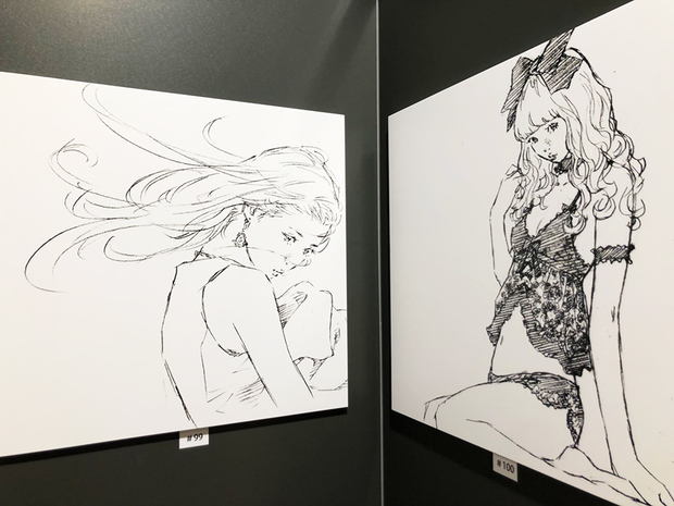「『その時、カノジョは。』放送記念 窪之内英策展~100のときめき~」の#99のイラスト