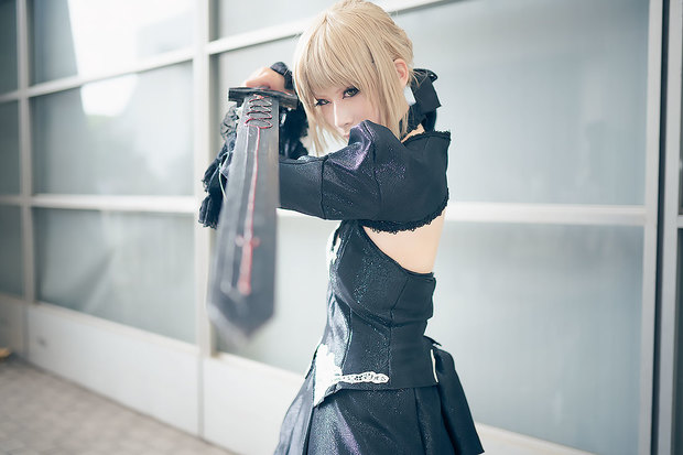 ノアさんの「Fate」セイバーオルタ コスプ2