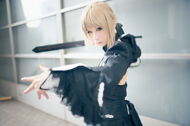 ノアさんの「Fate」セイバーオルタ コスプレ1
