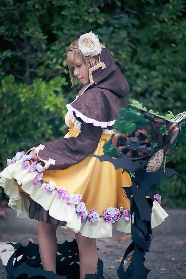 七瀬さくらさんの『シノアリス』いばら姫(ソーサーラー) コスプレ5