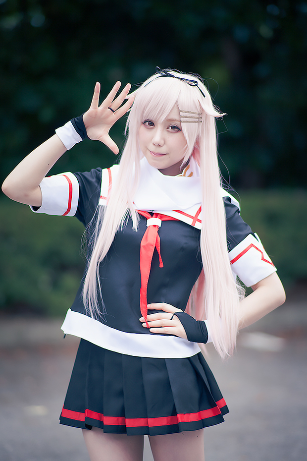 くらげさんの『艦隊これくしょん-艦これ-』夕立改二 コスプレ1