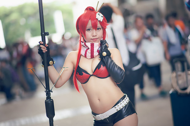 石川琴子さんの『天元突破グレンラガン』ヨーコ コスプレ3