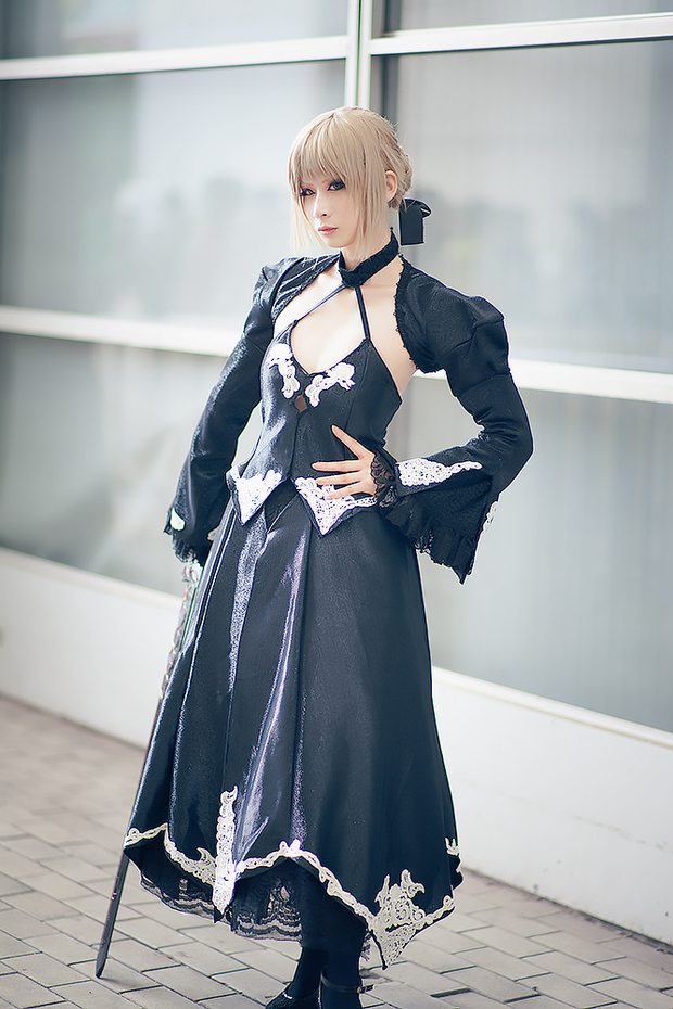 ノアさんの「Fate」セイバーオルタ コスプレ4