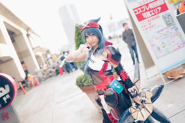 日本橋ストリートフェスタ_ストフェス_コスプレ_伊織もえさん(『モンスターハンター』ナルガ装備)_DSC0329