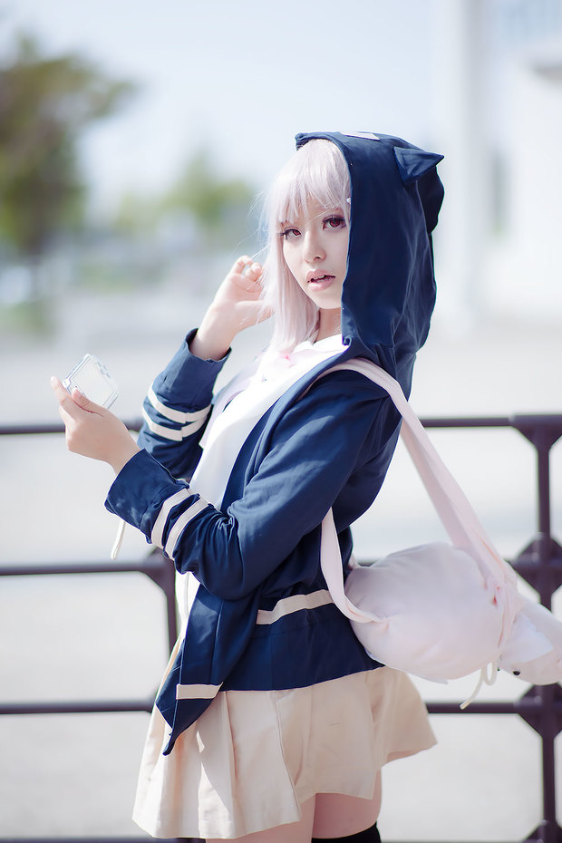 TGS_コスプレ_如月いずはさん(『スーパーダンガンロンパ2 さよなら絶望学園』七海千秋)3