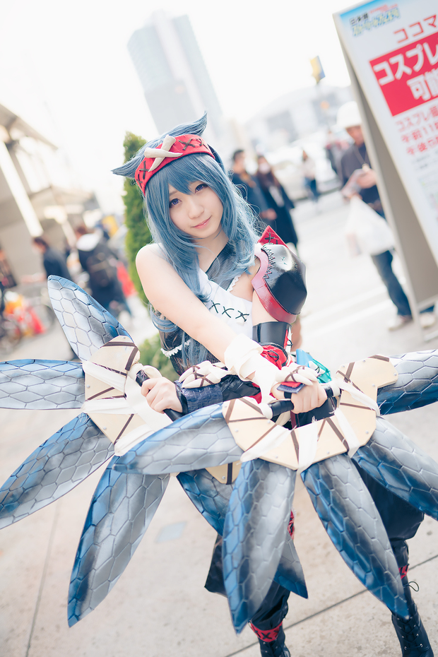 日本橋ストリートフェスタ_ストフェス_コスプレ_伊織もえさん(『モンスターハンター』ナルガ装備)_DSC0333