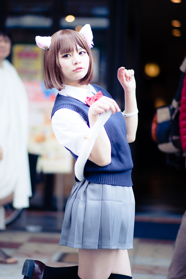 日本橋ストリートフェスタ_ストフェス_コスプレ_ぽんちゃんさん(『アイドルマスター シンデレラガールズ』前川みく)_MG_0551