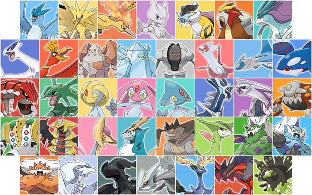 すべての伝説ポケモンが登場