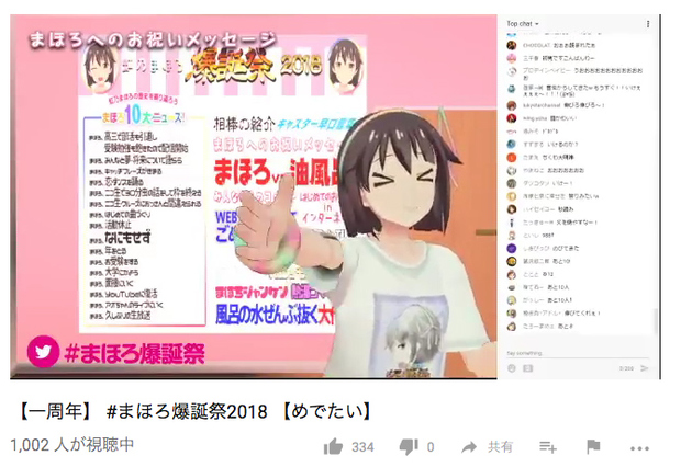 1000人達成の瞬間