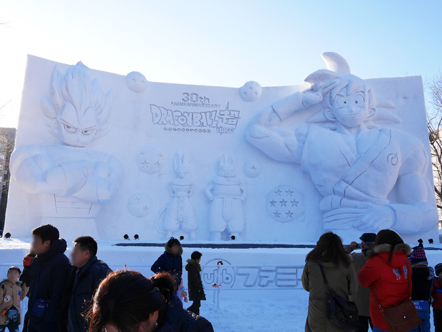さっぽろ雪まつり_ドラゴンボール雪像