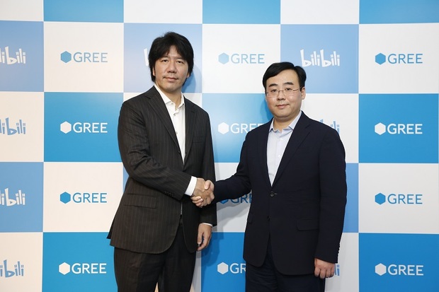 グリーとbilibiliが業務提携