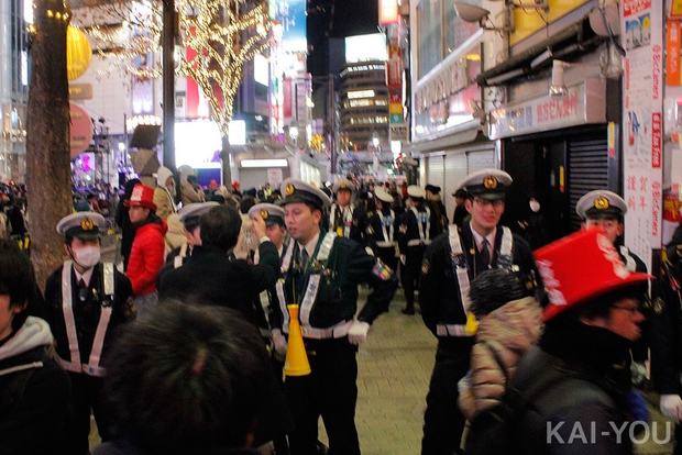 熱狂の渋谷カウントダウン2020年写真