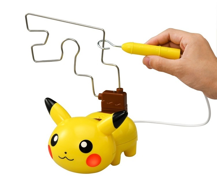 でんげきチュウい！ ピカチュウのビリビリマシーン誕生（電流は流れません）