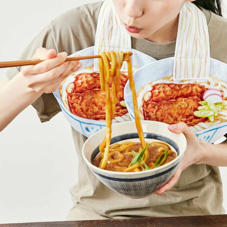 食欲をそそるタオル？ 綿100%の麺タオル、インパクト大も使いどころが謎