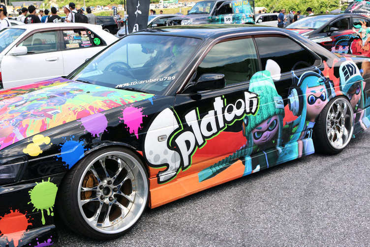 痛車の祭典、3年ぶりに開催　星街すいせい、ウマ娘、ラブライブなど110台