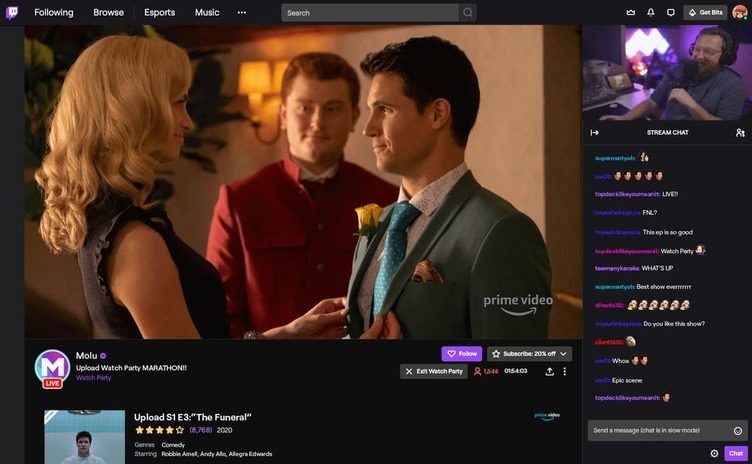 Twitch Amazonプライムビデオの同時視聴機能 Watch Party をリリース Kai You Net
