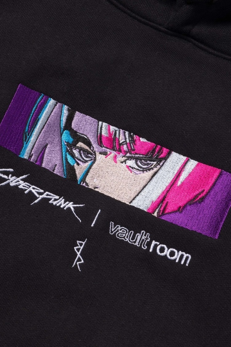 VAULTROOM × CYBERPUNK LUCY HOODIE / BLK - パーカー