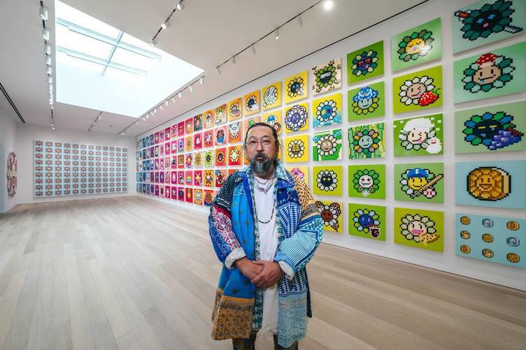 村上隆のNFT「Murakami.Flowers」版画を展示 過去即完したポスターも