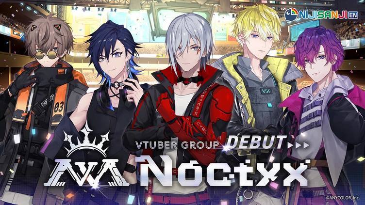 Nijisanji Enから5人組vtuber Noctyx デビュー Matzが楽曲プロデュース Kai You Net