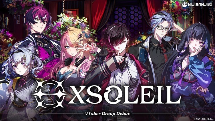 にじさんじENからVTuberグループ「XSOLEIL」デビュー 男女6人組の生徒