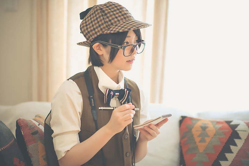 ニコン担当者にインタビューするくろねこさん