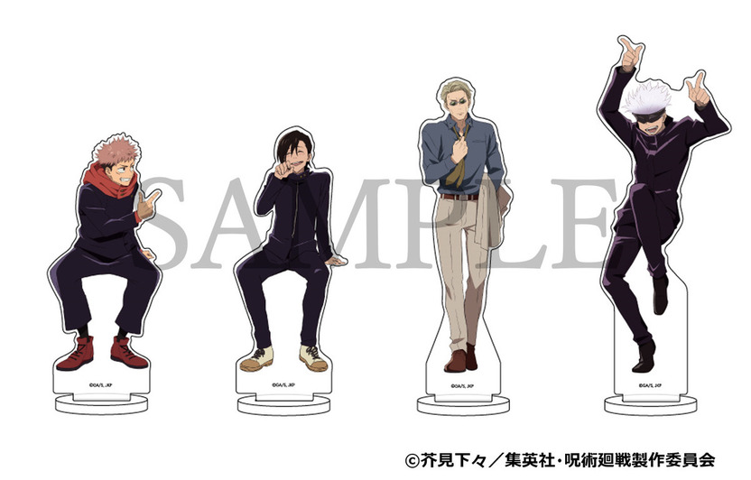 アニメ『呪術廻戦』展が渋谷で開催 等身大の五条悟フィギュアも展示