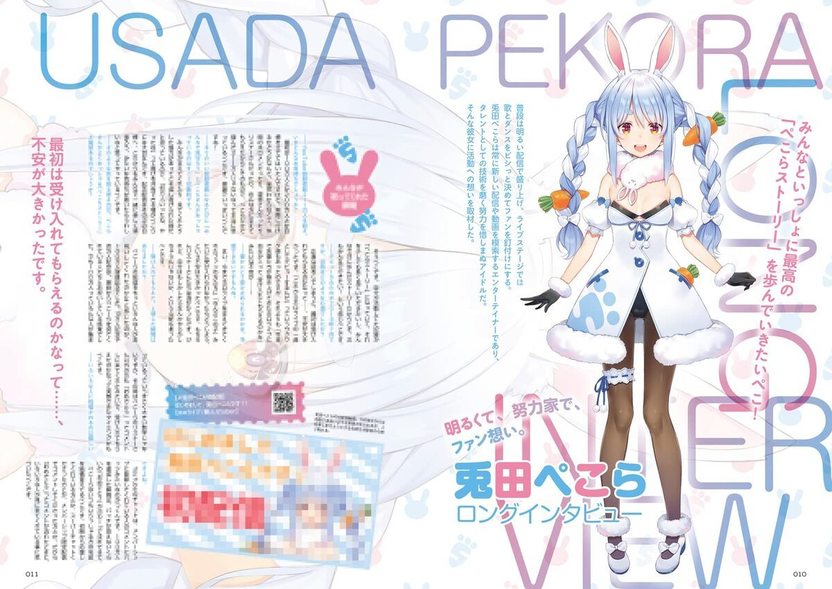 コンプティーク2023年2月号 抽選特典 兎田ぺこら 兎田ぺこら、雑誌『コンプティーク』で特集ぺこ！ 「全人類兎化計画