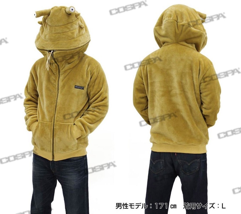 フードを被ってカネゴンに変身 『ウルトラQ』の人気怪獣がパーカーに