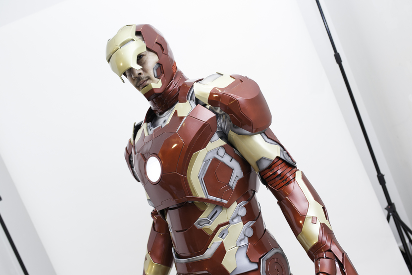 渋谷でアイアンマンに遭遇！ マーベルのコスプレイヤーが大量発生し