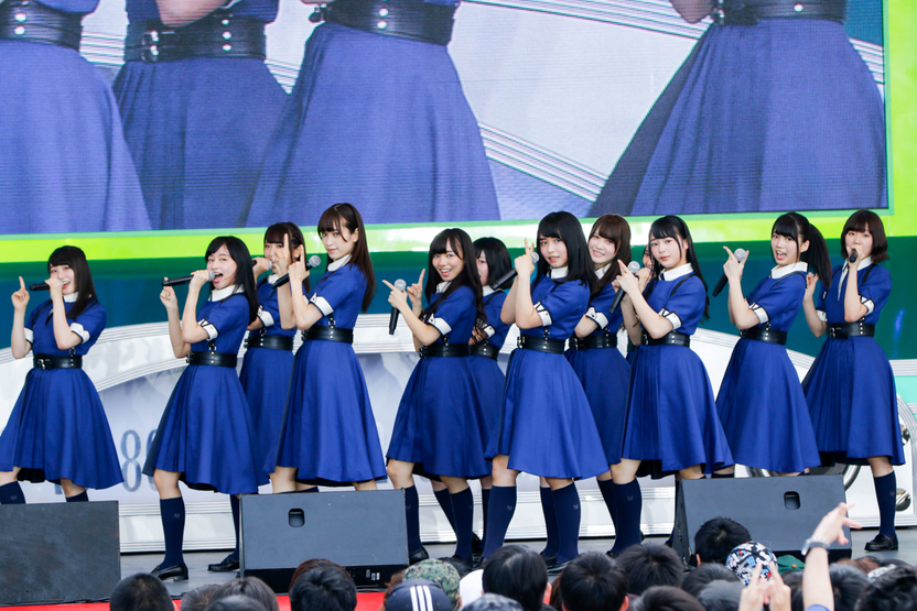 TIF2017】大熱狂の欅坂46+けやき坂46！夏曲＆新制服で最高の