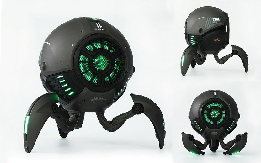 【生産終了/希少】Gravastar 球体ロボット型スピーカー ウェザリング加工 生産終了/希少】Gravastar 球体ロボット型スピーカー ウェザリング加工