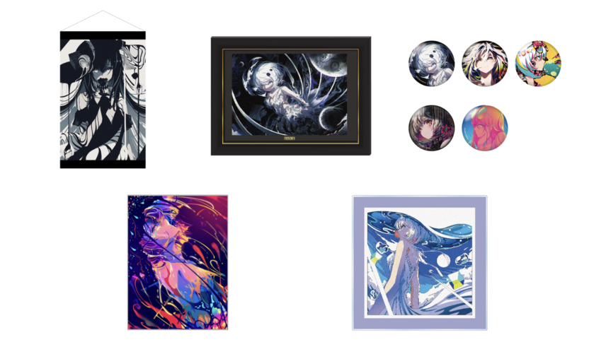 イラストレーターBerryVerrine個展「U.V.W」開催 繊細で鮮烈な色遣いが