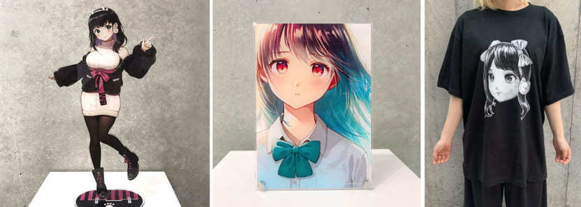 イラストレーター 西沢5ミリが初個展 ホロライブ桃鈴ねねなど関連イラスト展示 - KAI-YOU