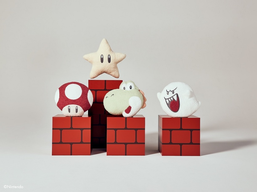ジェラピケ「スーパーマリオ」とコラボ マリオになれちゃうルーム
