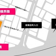 新宿駅からTOHOシネマズ周辺の地図