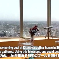 会見で公開されたジャニー喜多川さんの自宅マンション