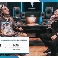 （左）OZworld（右）SiM・MAH　FENNEL音楽スタジオにて