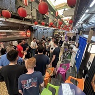 新世界市場屋台街の様子