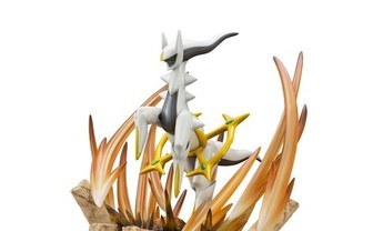 アルセウスがフィギュア化 「さばきのつぶて」放つ最強ポケモンの威容