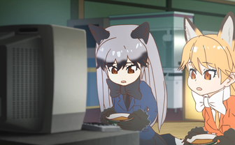 『けものフレンズ』どん兵衛コラボで新映像！ キタキツネたちが星野源のCMを観て…