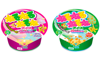 あの「ねるねるねるね」がアイスに！ 3種を混ぜると色や味が変化