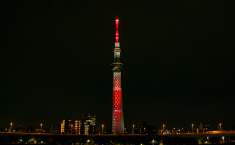 東京スカイツリーも『鬼滅の刃』を祝福　劇場版記念ライティングを3日間点灯