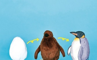 気分は親ペンギン　卵→ヒナ→成鳥と育つペンギンぬいぐるみが尊い
