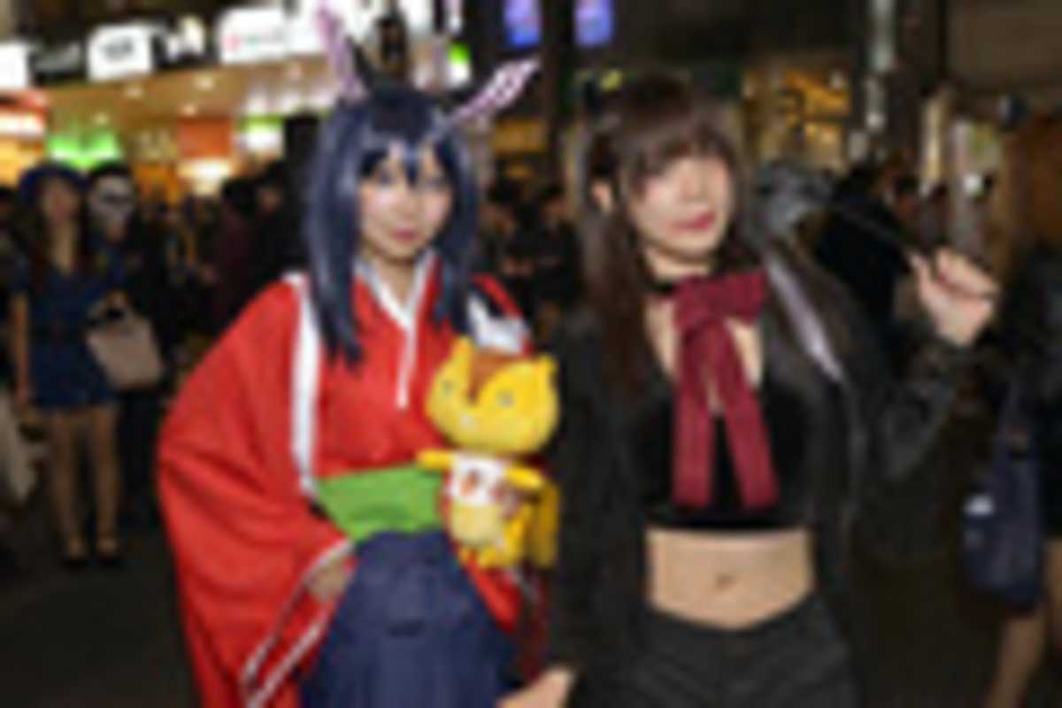 渋谷ハロウィンの美女たち１７