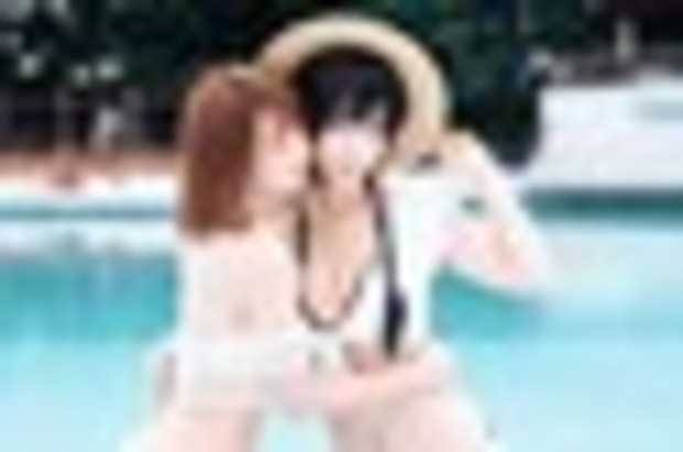 えなこさんと伊織もえさん「ビジュアルクイーン撮影会2019」7