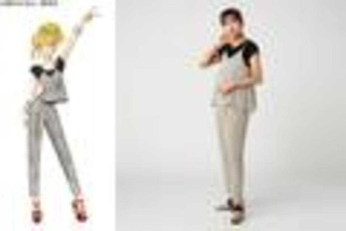 GALS!!×CECIL McBEE 寿蘭 レオパードセットアップ インナーセット